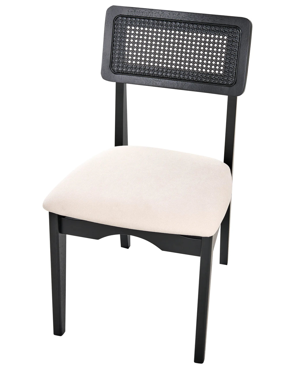 Set of 2 Dining Chairs RUBONIA Wood Black