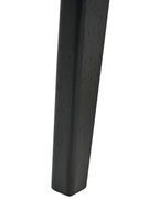 Set of 2 Dining Chairs RUBONIA Wood Black
