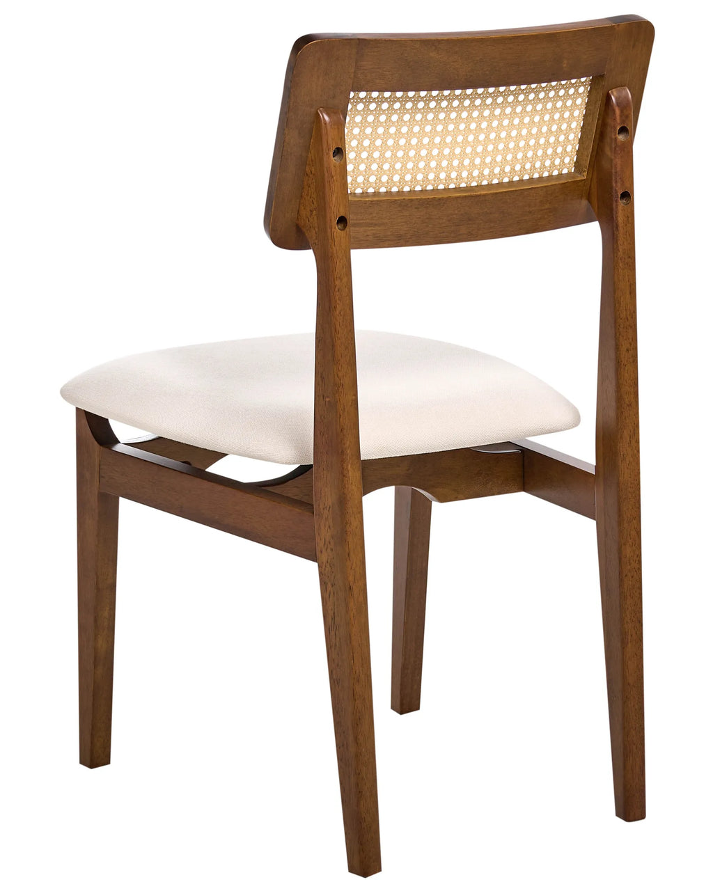 Set of 2 Dining Chairs RUBONIA Wood Dark Brown