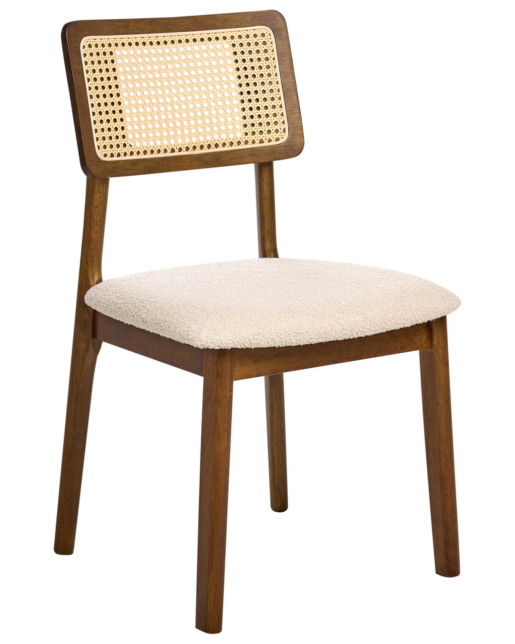 Set of 2 Dining Chairs EMBAR Wood Brown