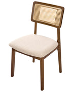 Set of 2 Dining Chairs EMBAR Wood Brown