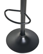 Set of 2 Bar Stools LEBRIJA Faux Leather Swivel Black
