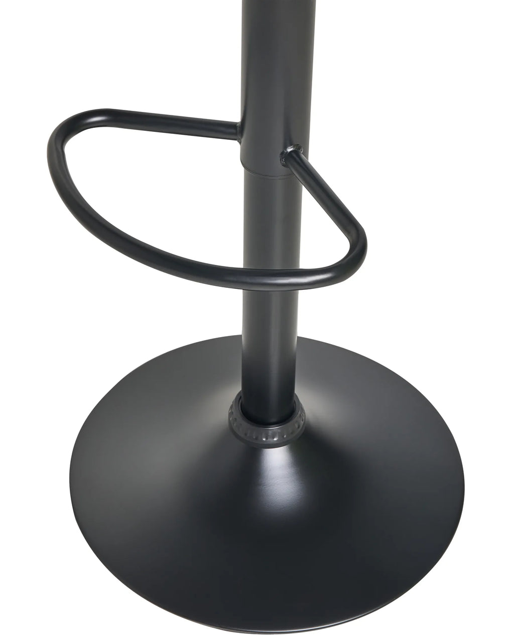 Set of 2 Bar Stools VLORE Faux Leather Swivel Brown