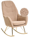 Rocking Chair GULSELE Boucle Beige