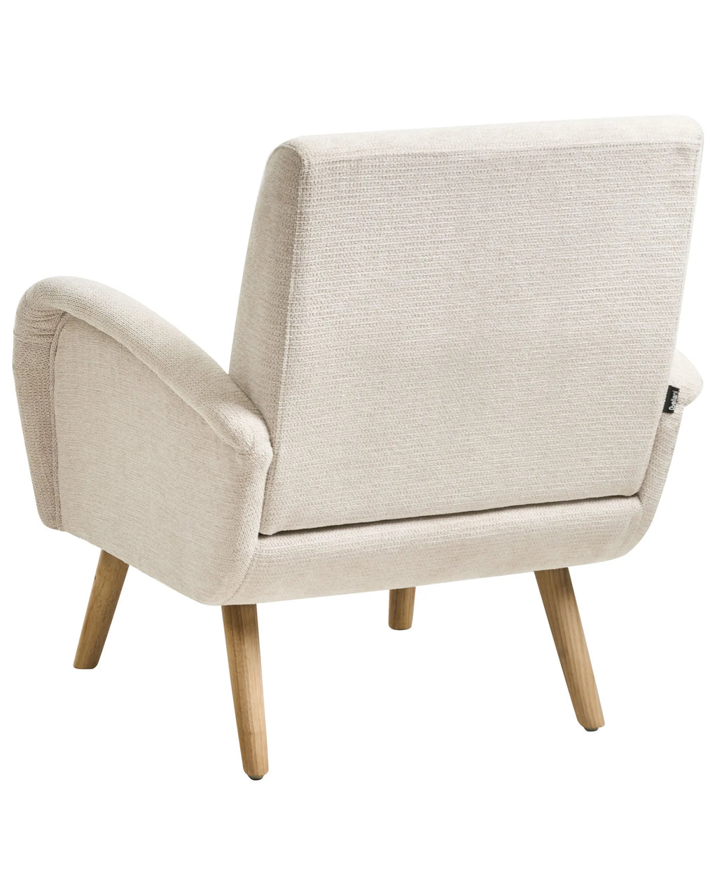 Armchair PLASSEN Fabric Light Beige