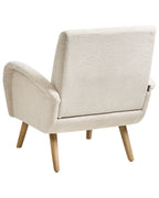 Armchair PLASSEN Fabric Light Beige