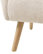 Armchair PLASSEN Fabric Light Beige