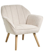 Armchair TORUD Fabric Light Beige