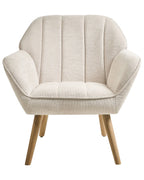 Armchair TORUD Fabric Light Beige