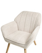 Armchair TORUD Fabric Light Beige