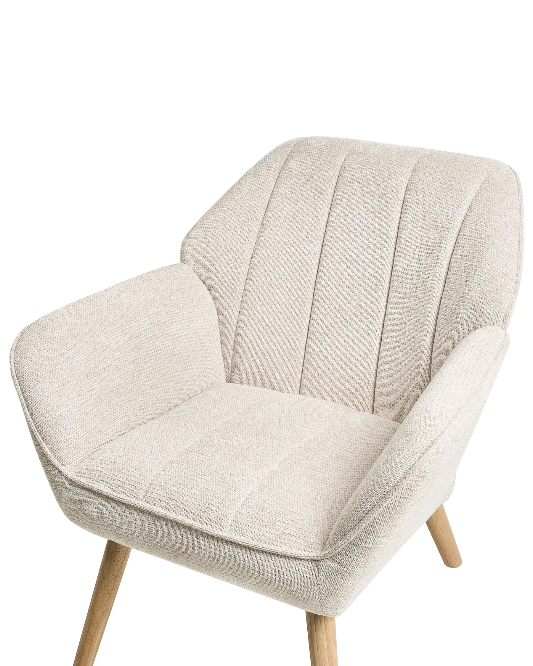 Armchair TORUD Fabric Light Beige