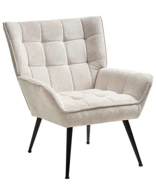 Armchair BELLINGMO Fabric Light Beige