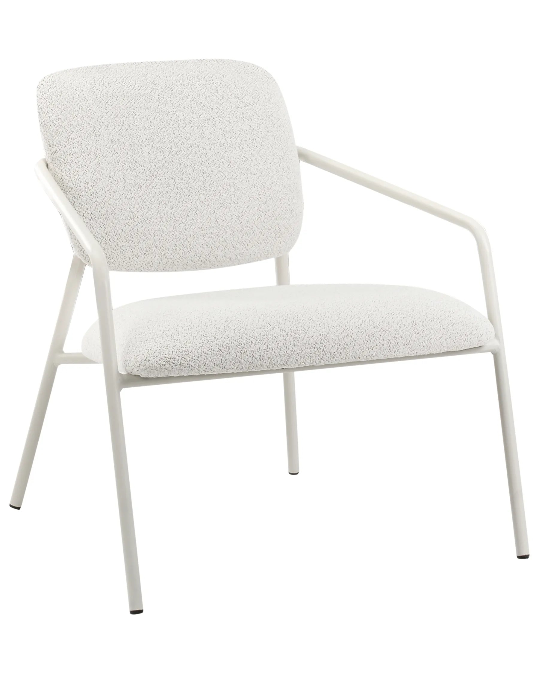 Set of 2 Armchairs LOA Fabric Off-White