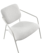 Set of 2 Armchairs LOA Fabric Off-White