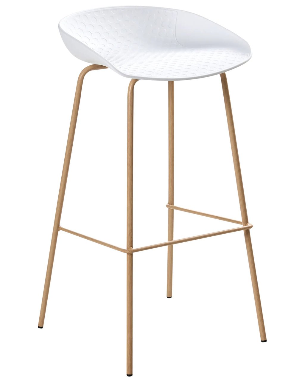 Set of 4 Bar Chairs VENLO White
