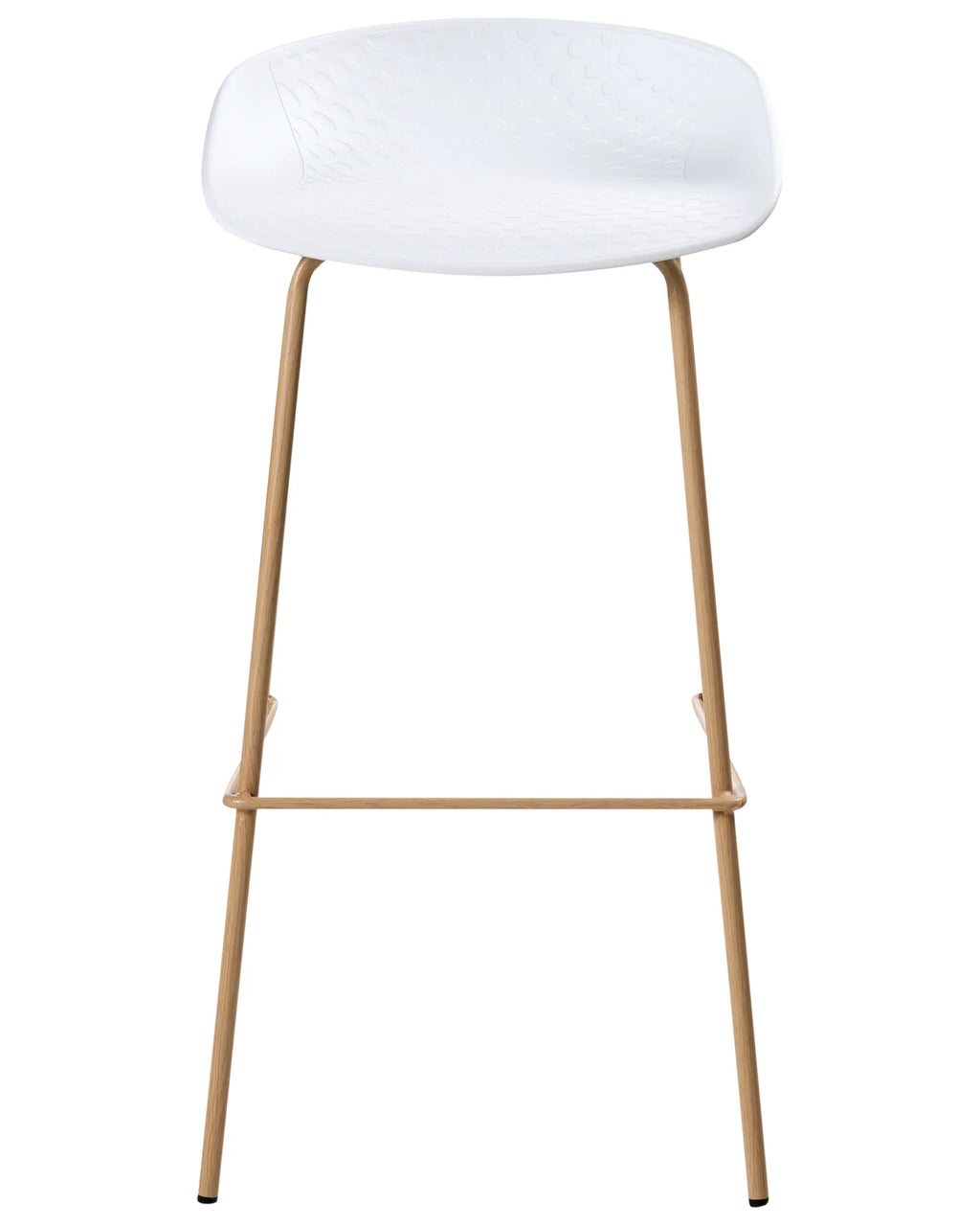 Set of 4 Bar Chairs VENLO White