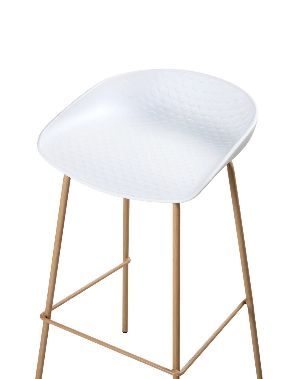 Set of 4 Bar Chairs VENLO White