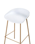 Set of 4 Bar Chairs VENLO White