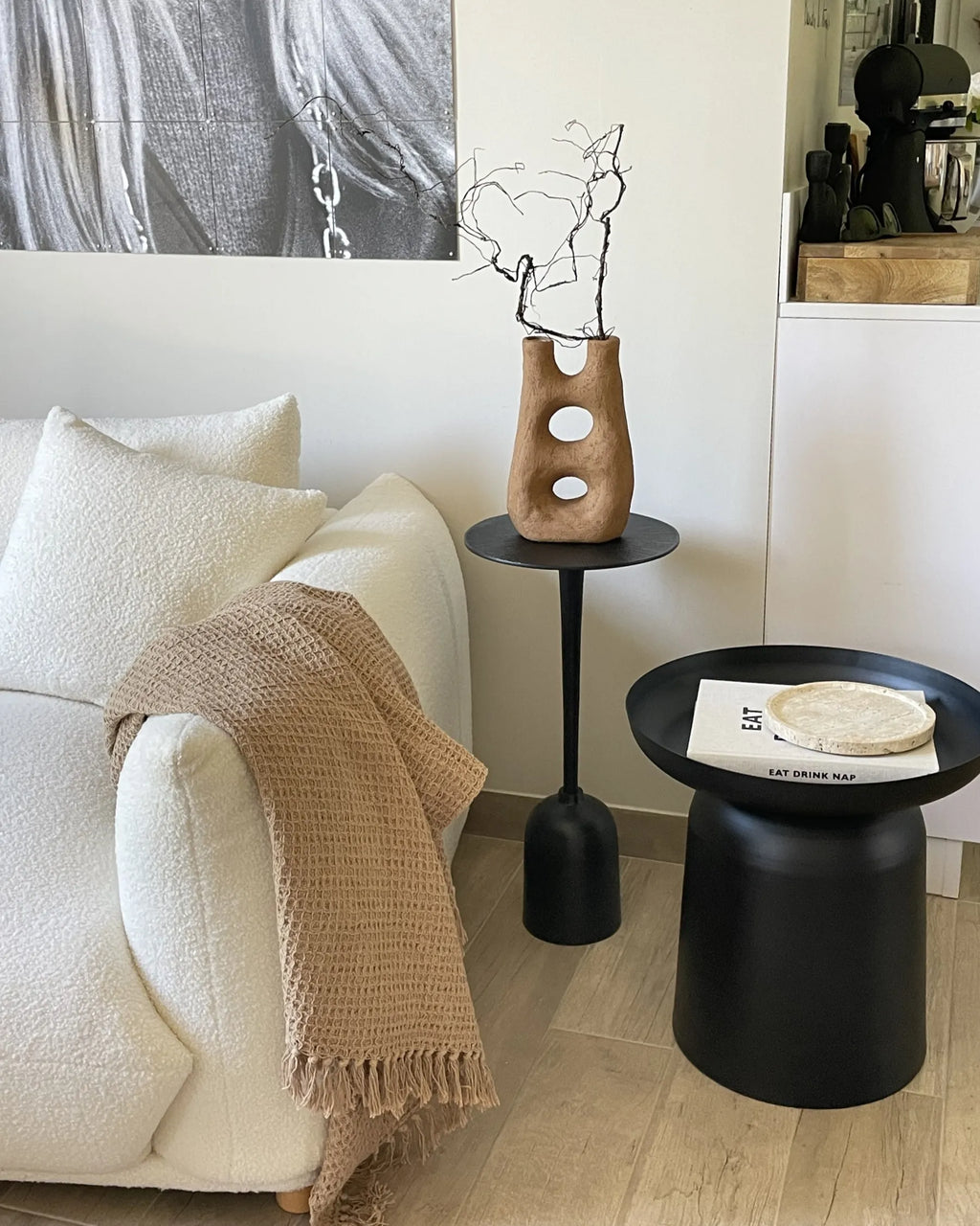 Side Table SELWYN Metal Black
