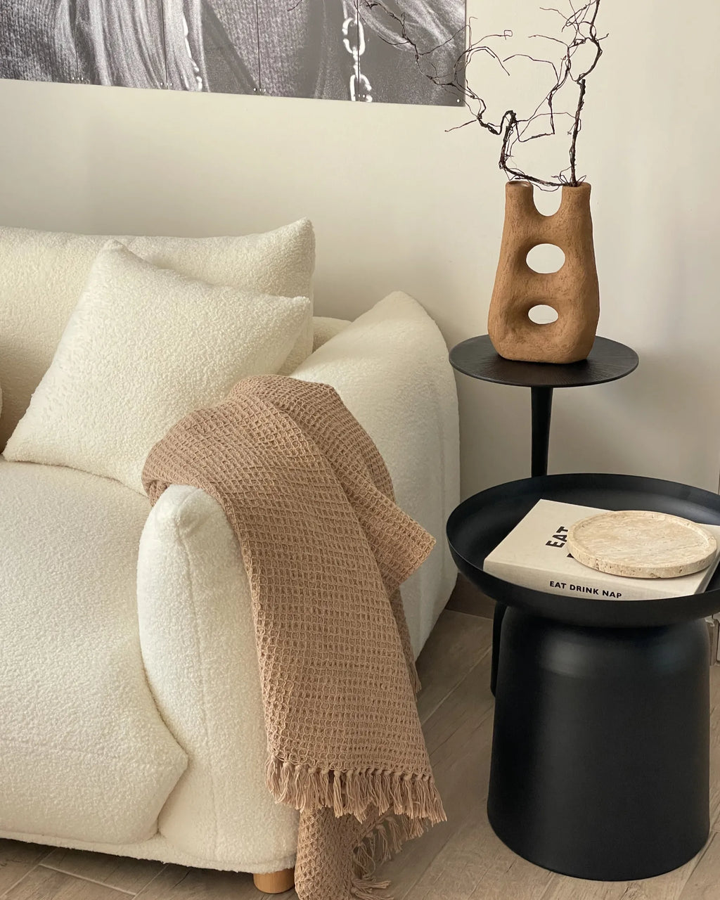 Side Table TORRENS Metal Black