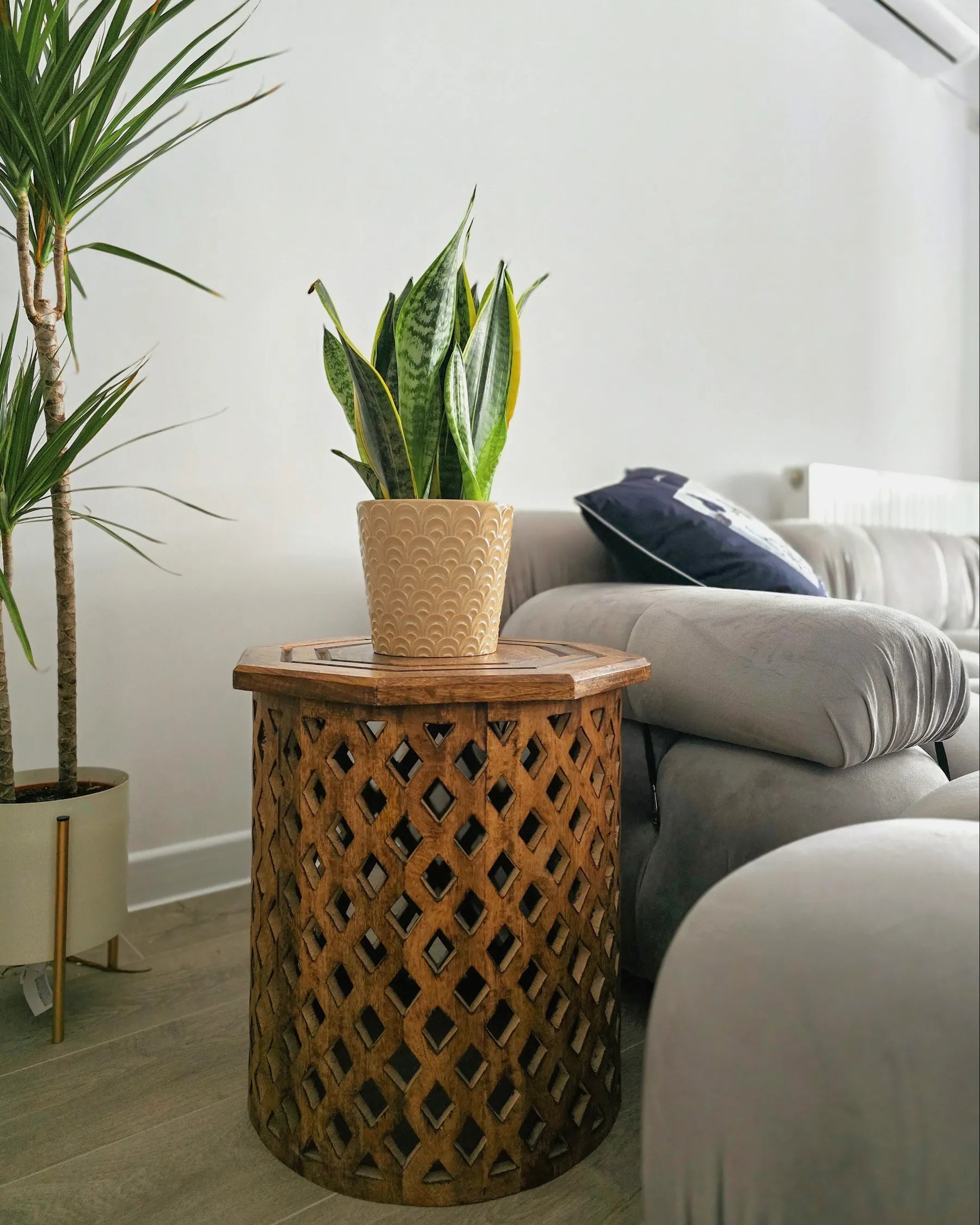 Side Table KHANPUR Mango Wood Brown