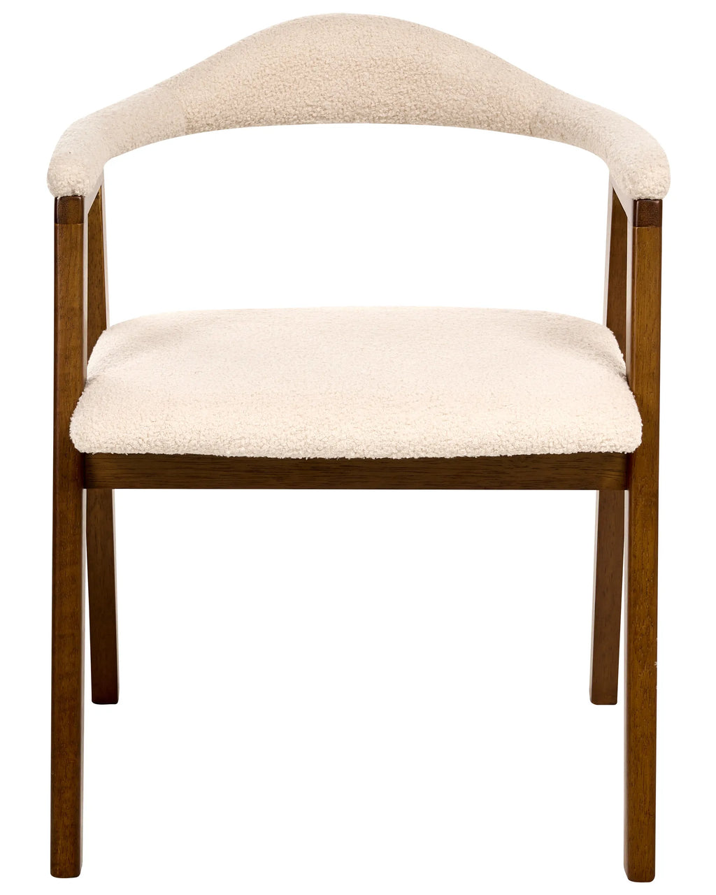 Set of 2 Dining Chairs ONECO Wood Dark Brown
