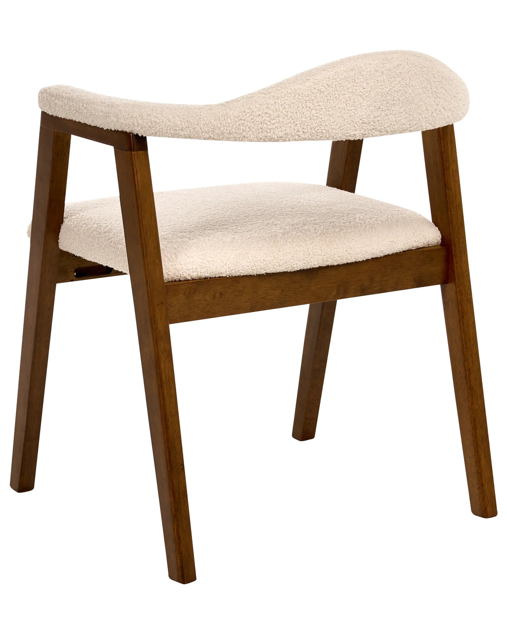 Set of 2 Dining Chairs ONECO Wood Dark Brown