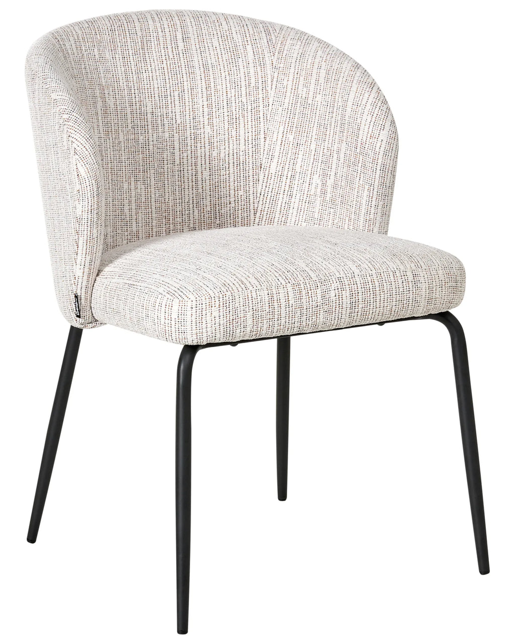 Set of 2 Dining Chairs ZANA Fabric Multicolour