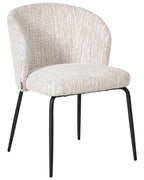 Set of 2 Dining Chairs ZANA Fabric Multicolour