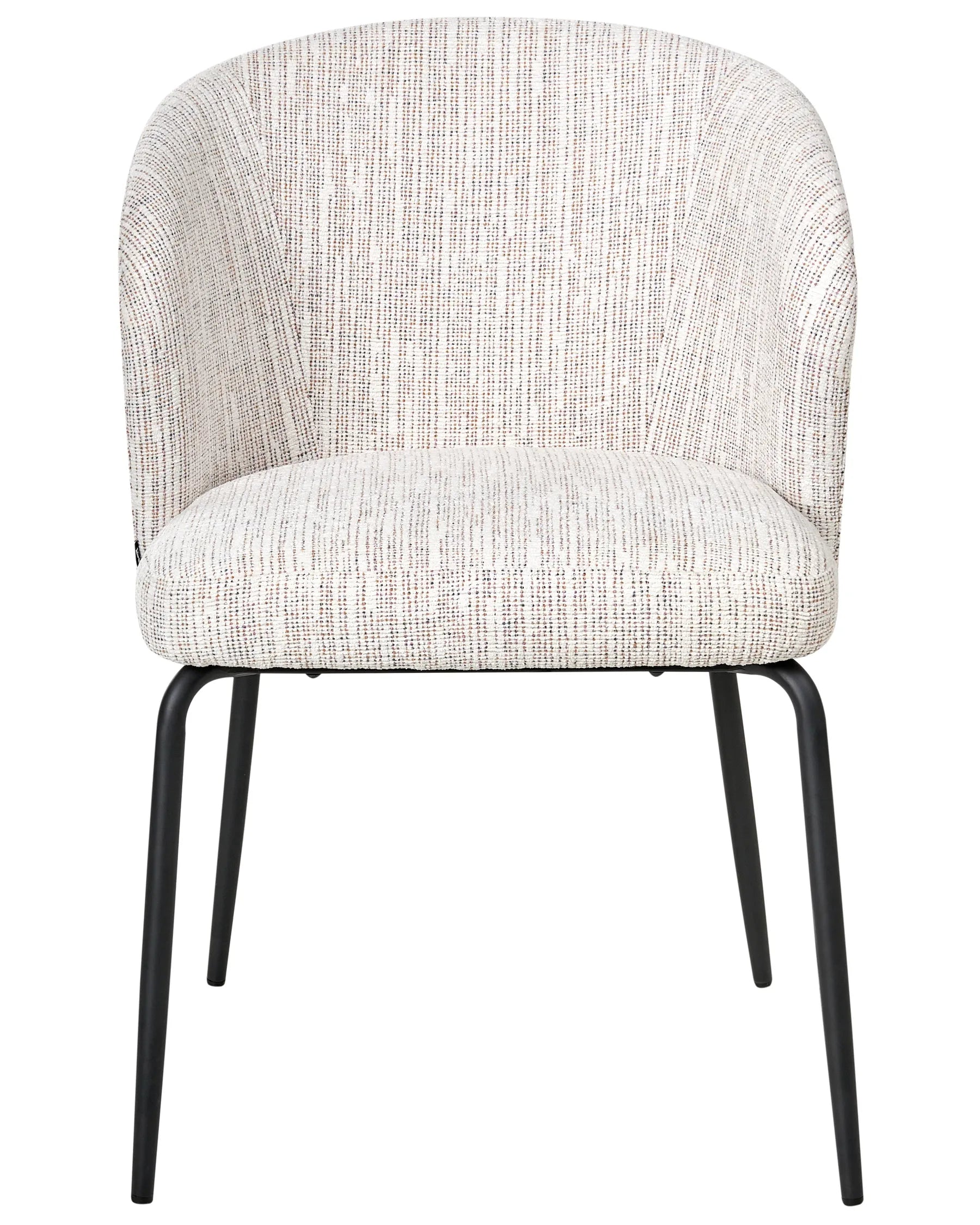 Set of 2 Dining Chairs ZANA Fabric Multicolour