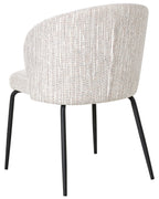 Set of 2 Dining Chairs ZANA Fabric Multicolour