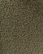 Set of 2 Dining Chairs ELAINE Boucle Dark Brown/ Green