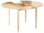 Extending Dining Table ECHO Light Oak 107/137 cm 107 cm