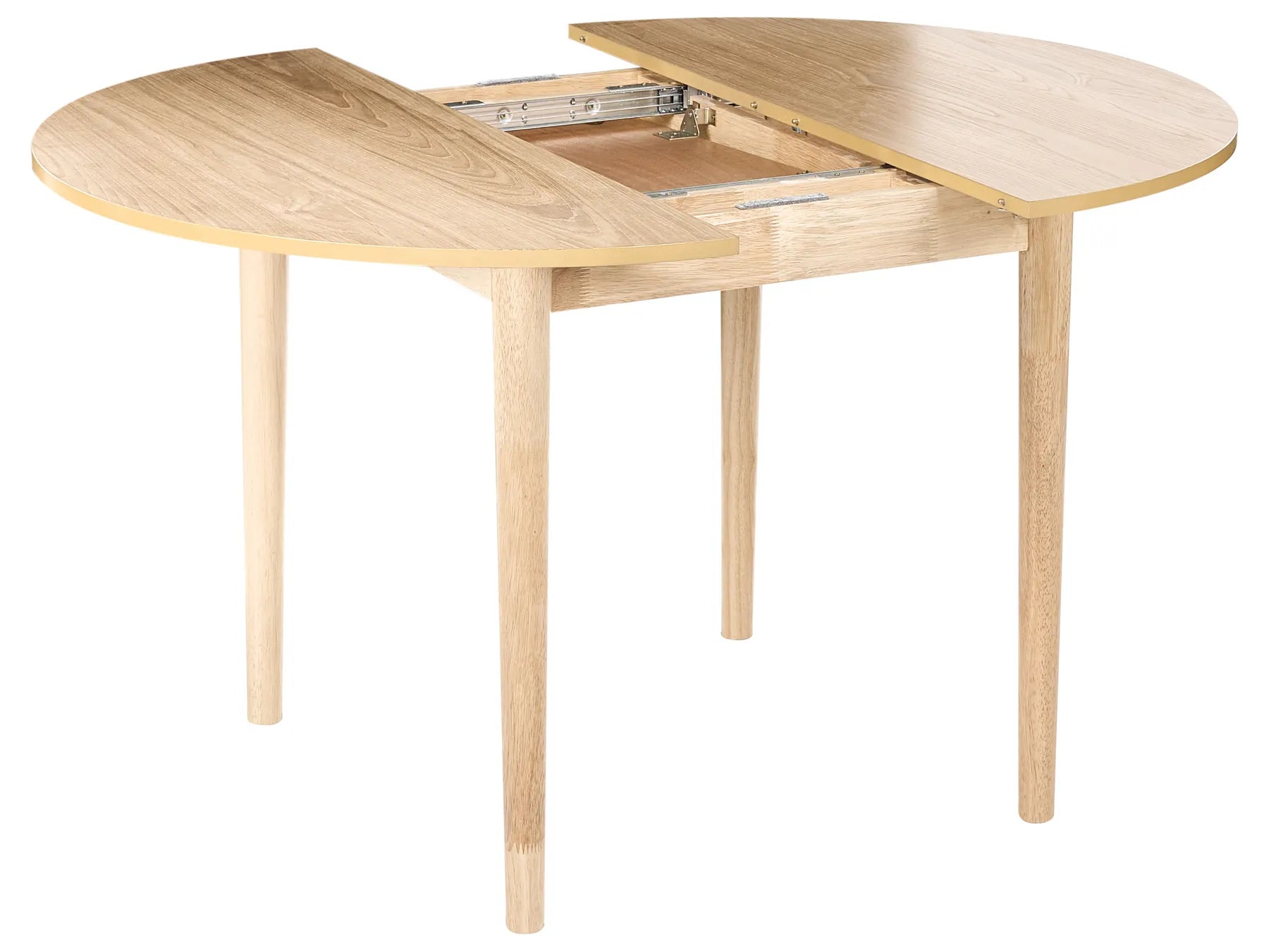 Extending Dining Table ECHO Light Oak 107/137 cm 107 cm