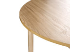 Extending Dining Table ECHO Light Oak 107/137 cm 107 cm