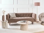 Swivel Armchair LIEKSA Boucle Beige