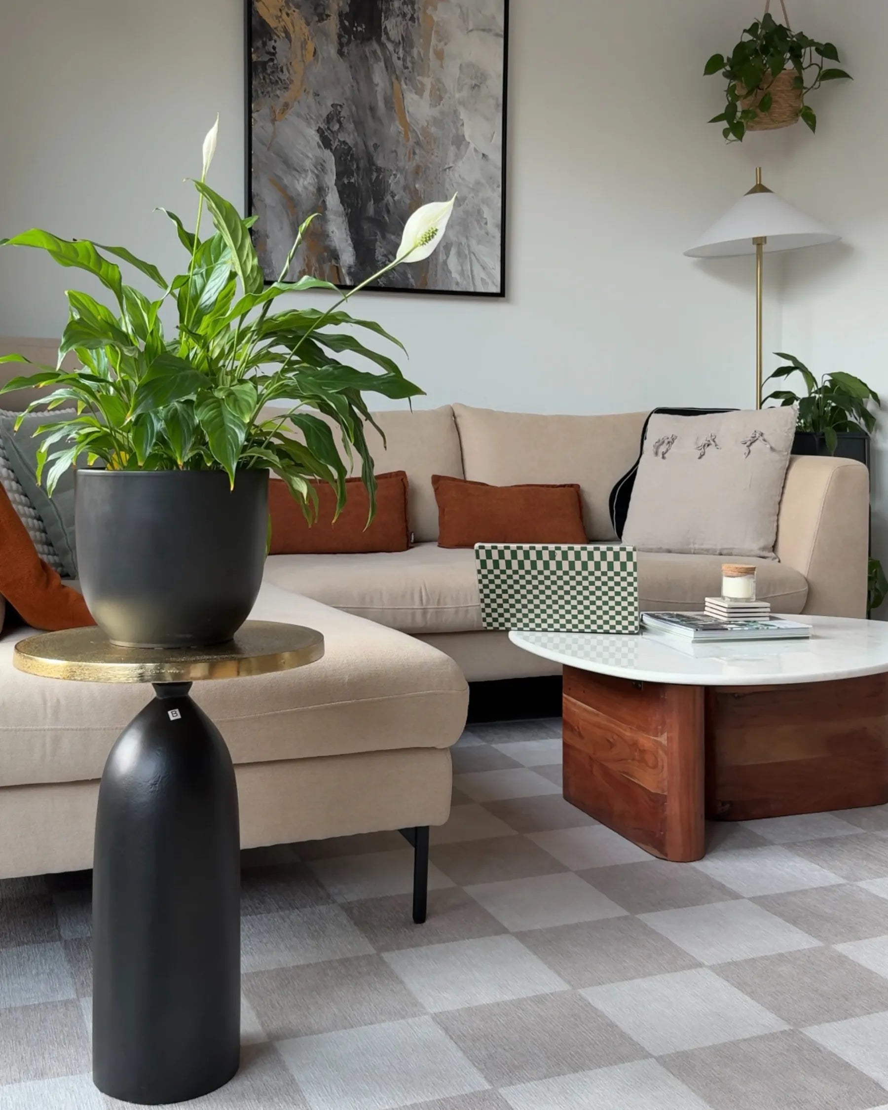 Side Table TEKAPO Metal Gold