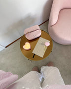 Side Table LUCEA Tempered Glass Gold