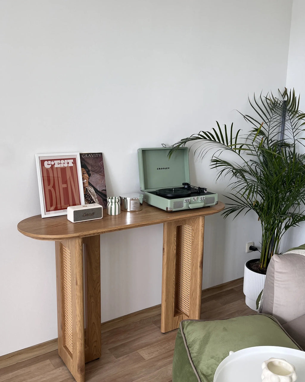 Console Table KARLO Light Brown