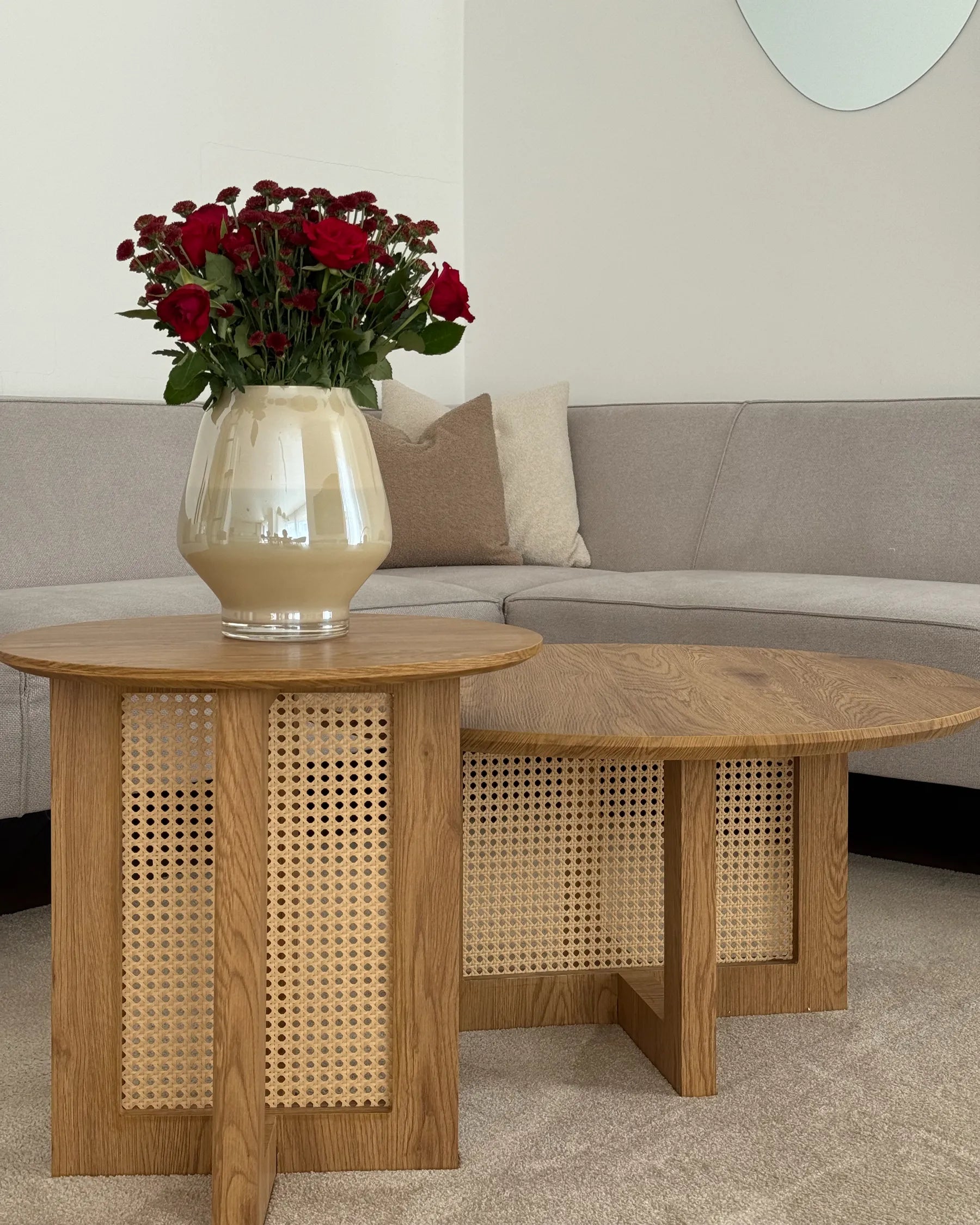 Side Table KARLO Light Brown