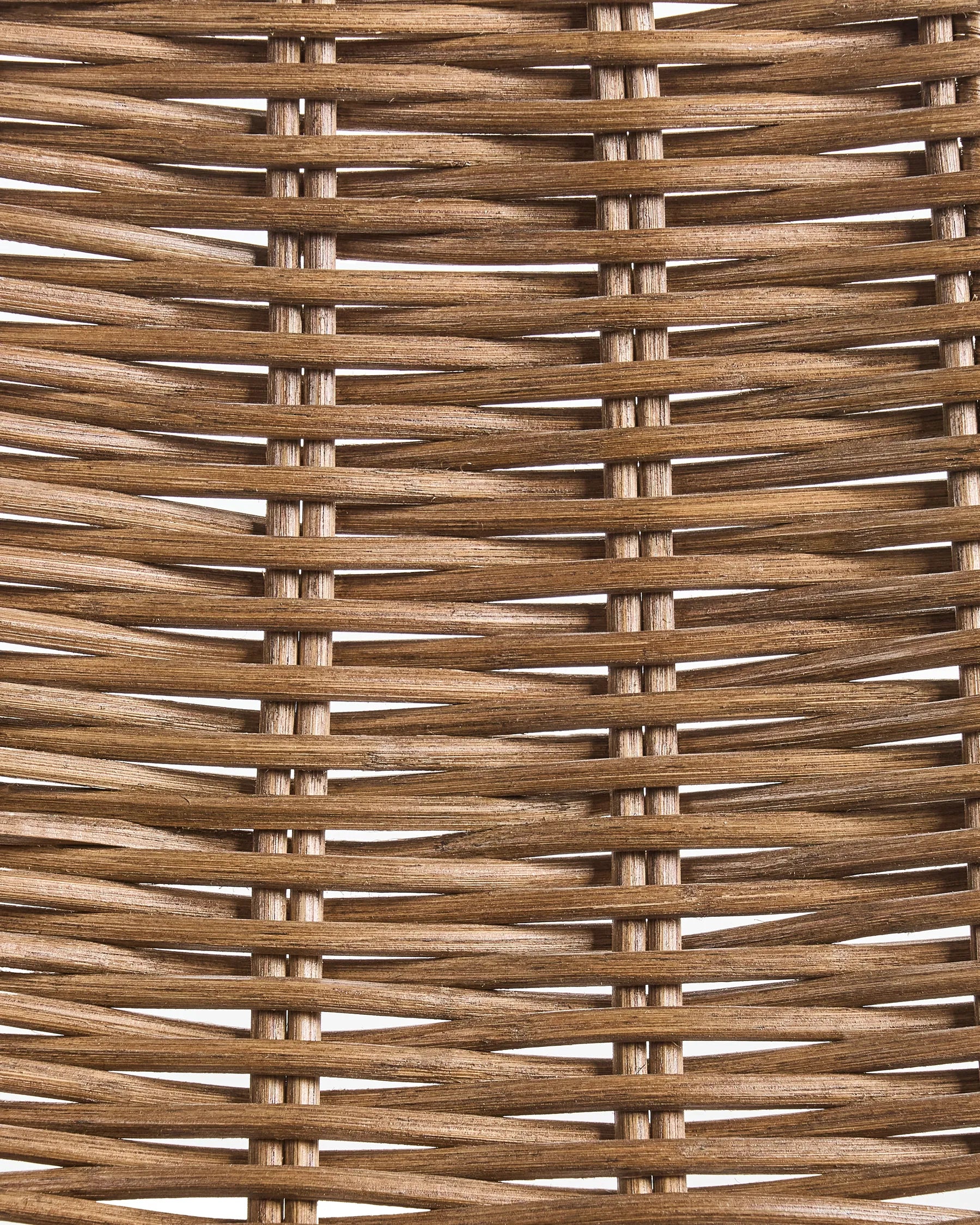 Set of 2 Bar Chairs CASSITA Rattan Brown