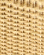 Set of 2 Dining Chairs ANDES Rattan Natural
