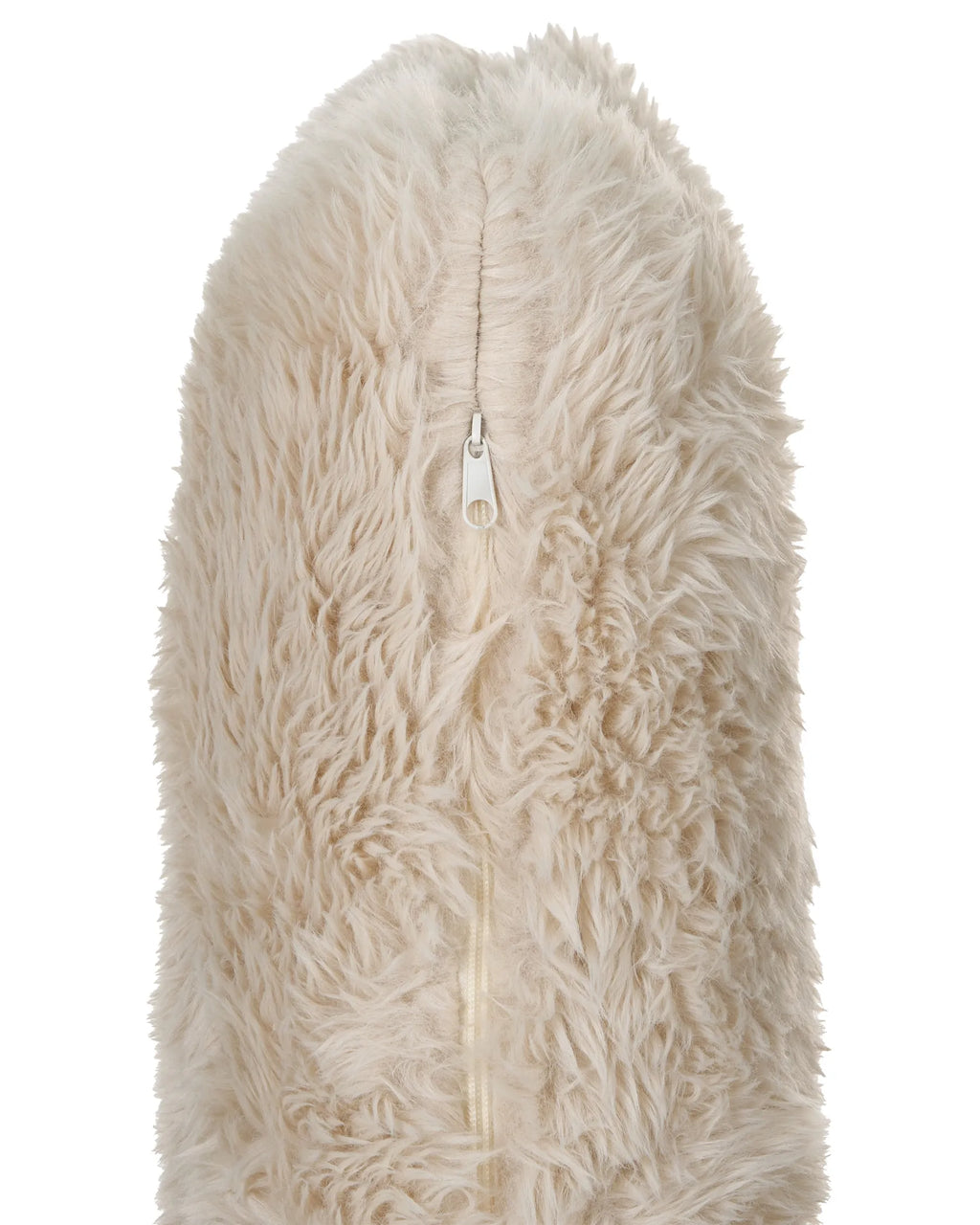 Armchair SKOVDE Faux Fur Light Beige