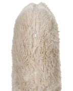 Armchair SKOVDE Faux Fur Light Beige