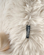 Armchair SKOVDE Faux Fur Light Beige