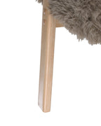 Armchair KISA Faux Fur Taupe