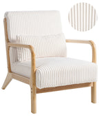 Armchair SORSELE Corduroy White