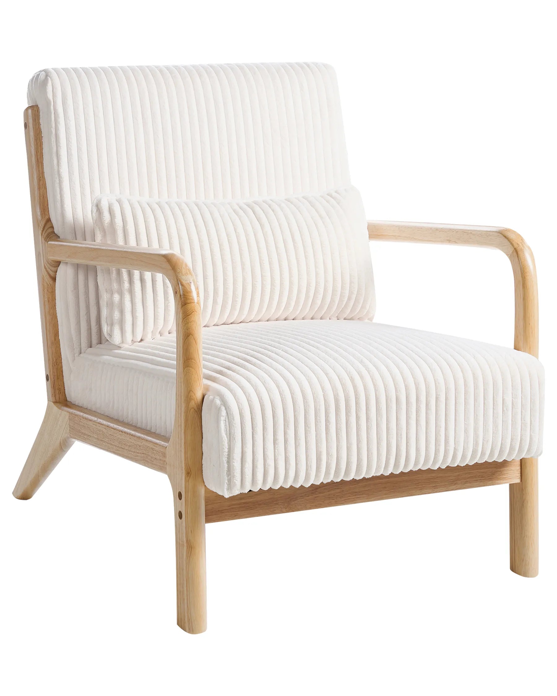 Armchair SORSELE Corduroy White