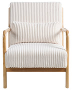Armchair SORSELE Corduroy White