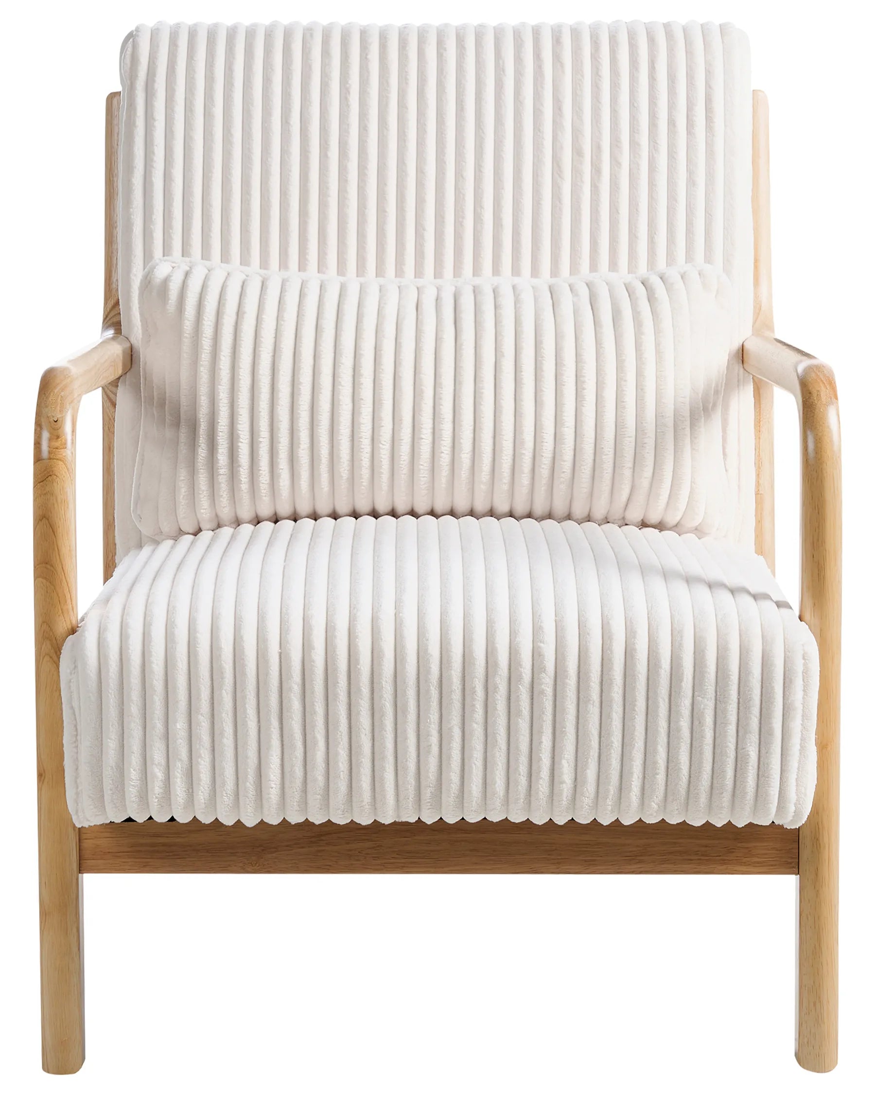 Armchair SORSELE Corduroy White